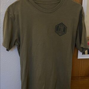 Olive Green Graphic T-Shirt